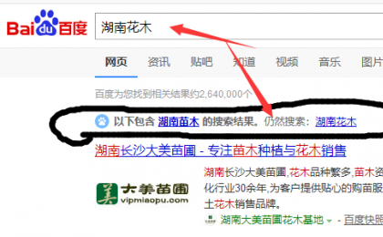 通過百度，我才發現湖南再無花木